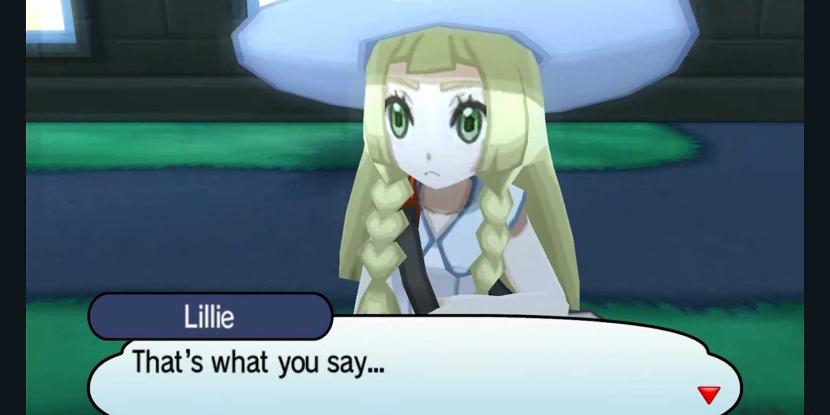 Lillie in Pokemon Ultra Sun