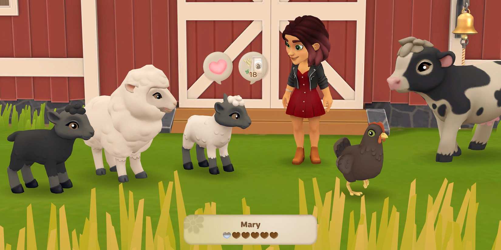Lots of Farm Animals in Wylde Flowers