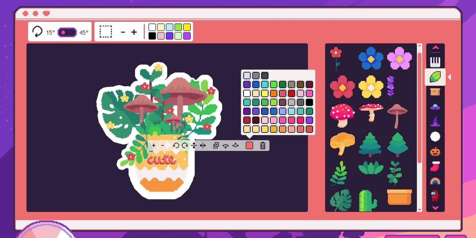 Making a Sticker in Sticky Business