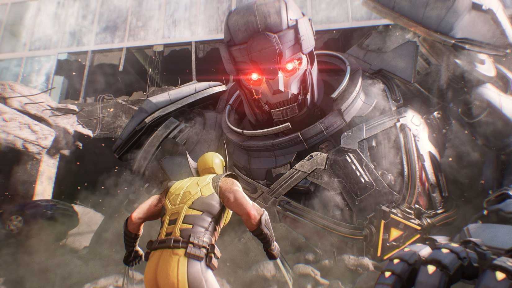 Marvel’s Wolverine Sentinel Fight