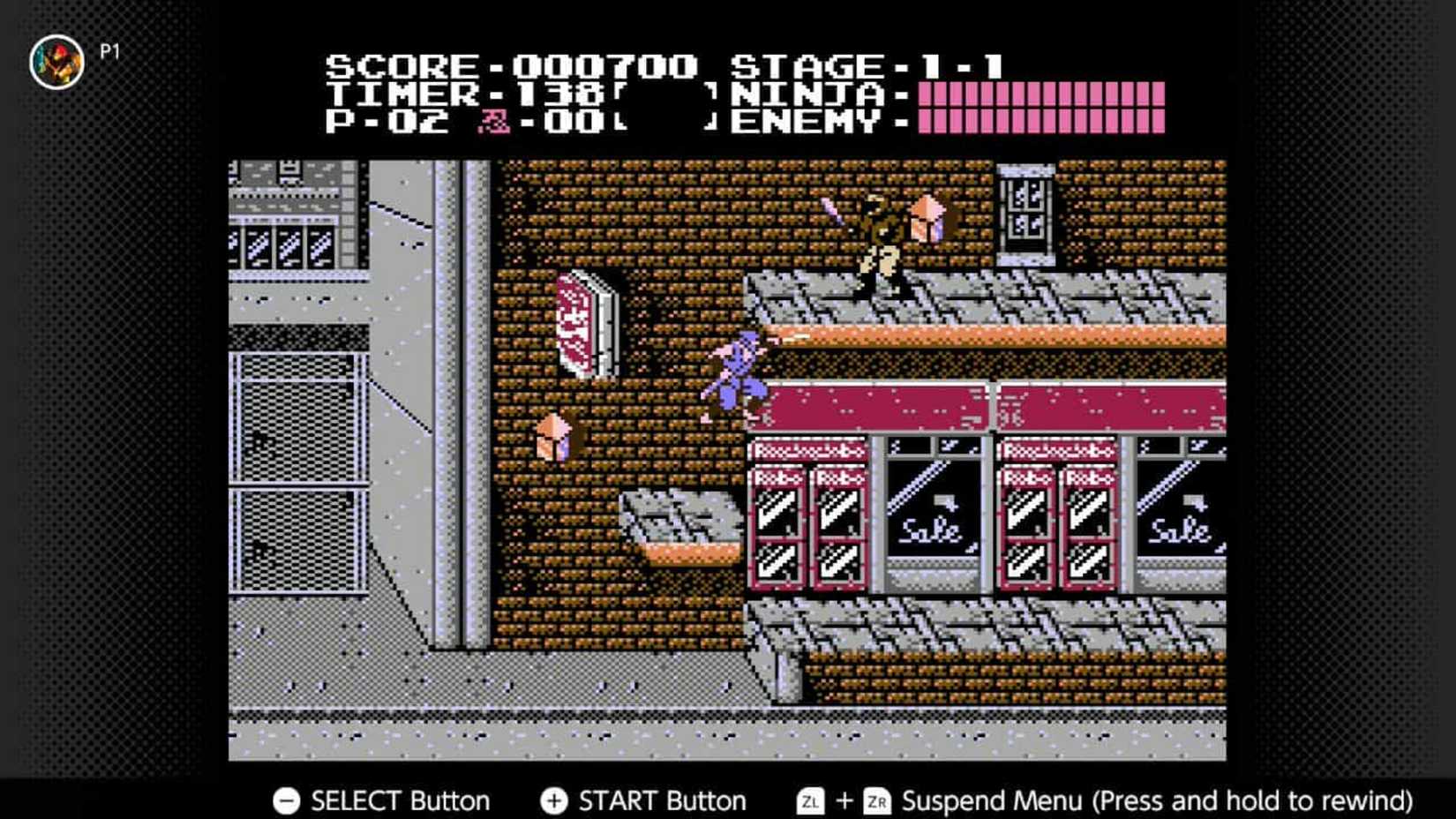 Ninja Gaiden NES Nintendo Switch Online