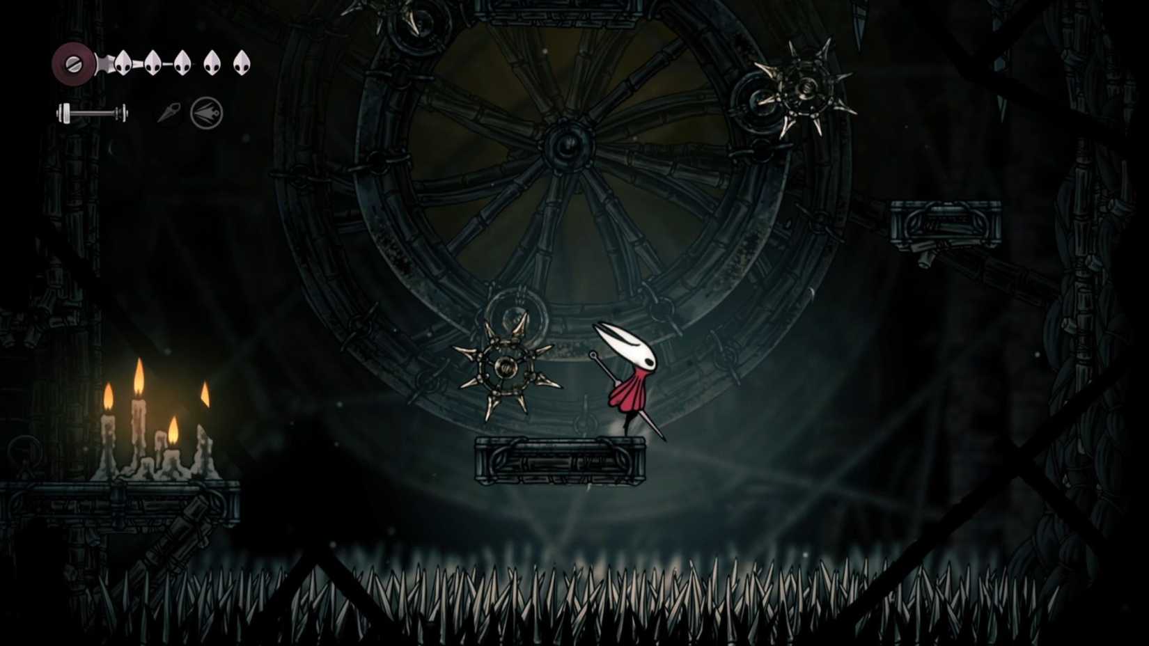Platforming leading to the Crest of the Reaper Silksong