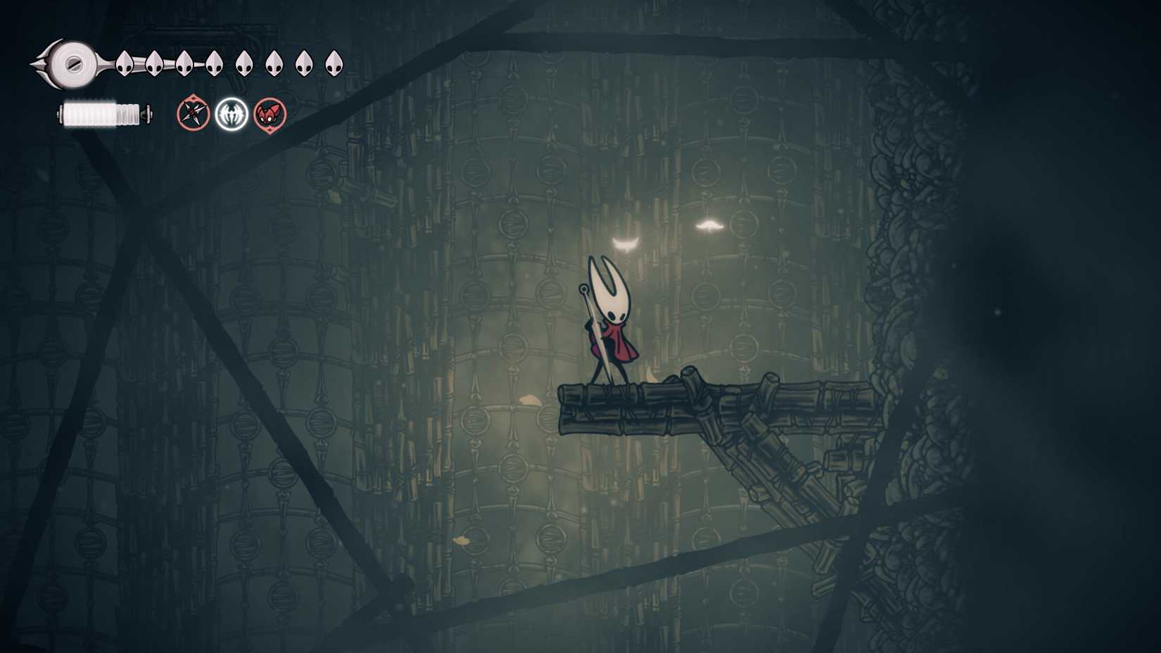 Playing Needolin for Butterflies in the Mist in Silksong