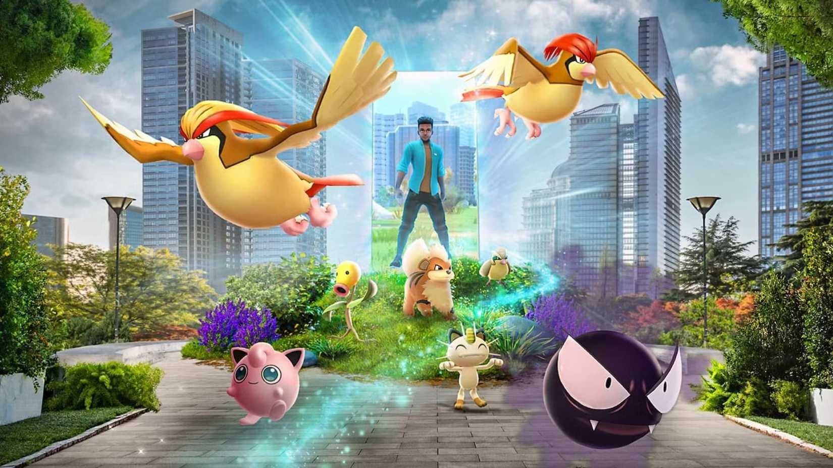 Pokemon GO Image Lots Of Pokemon And Trainer 