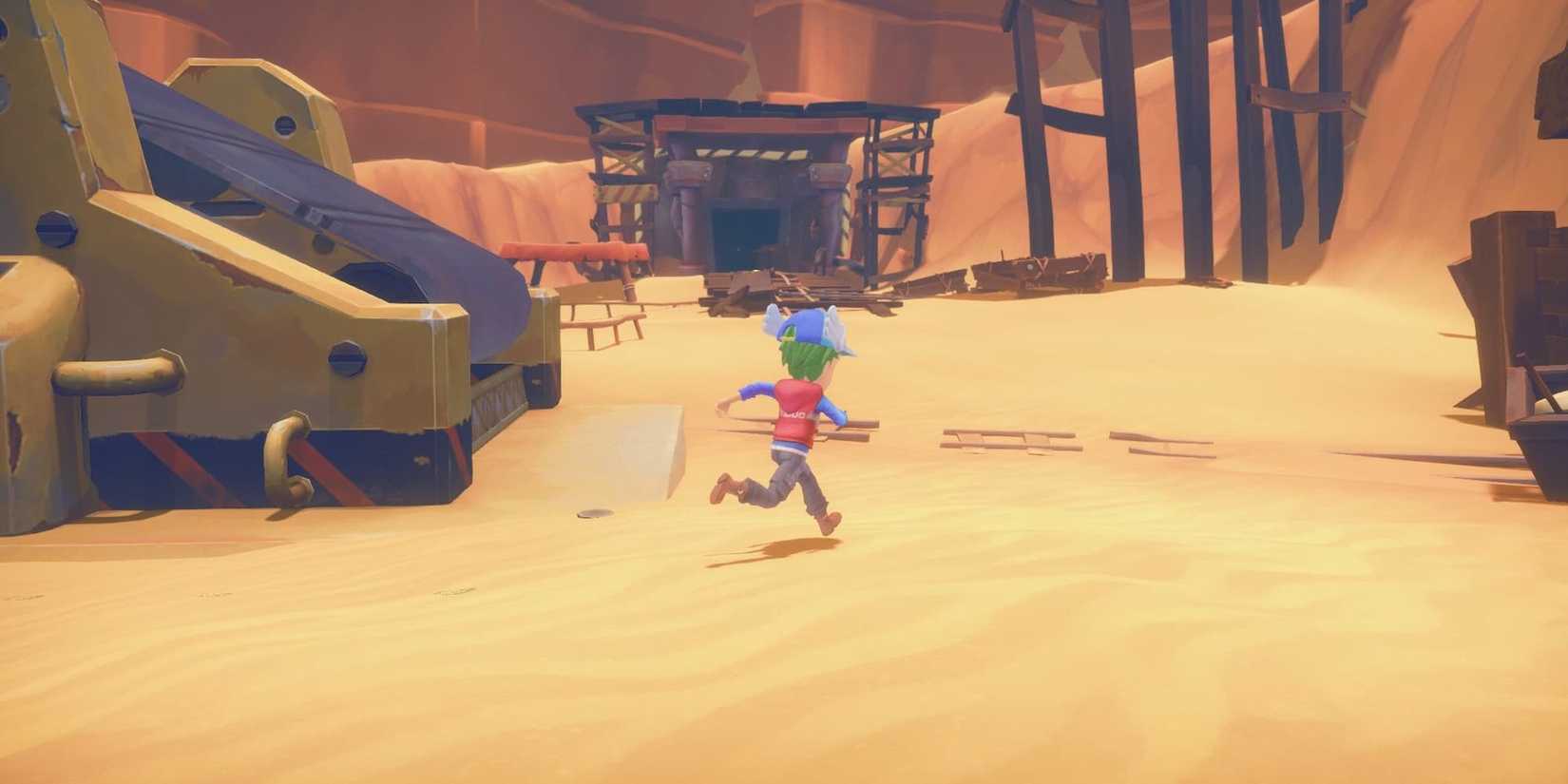 Running Around a Construction Site in My Time at Portia