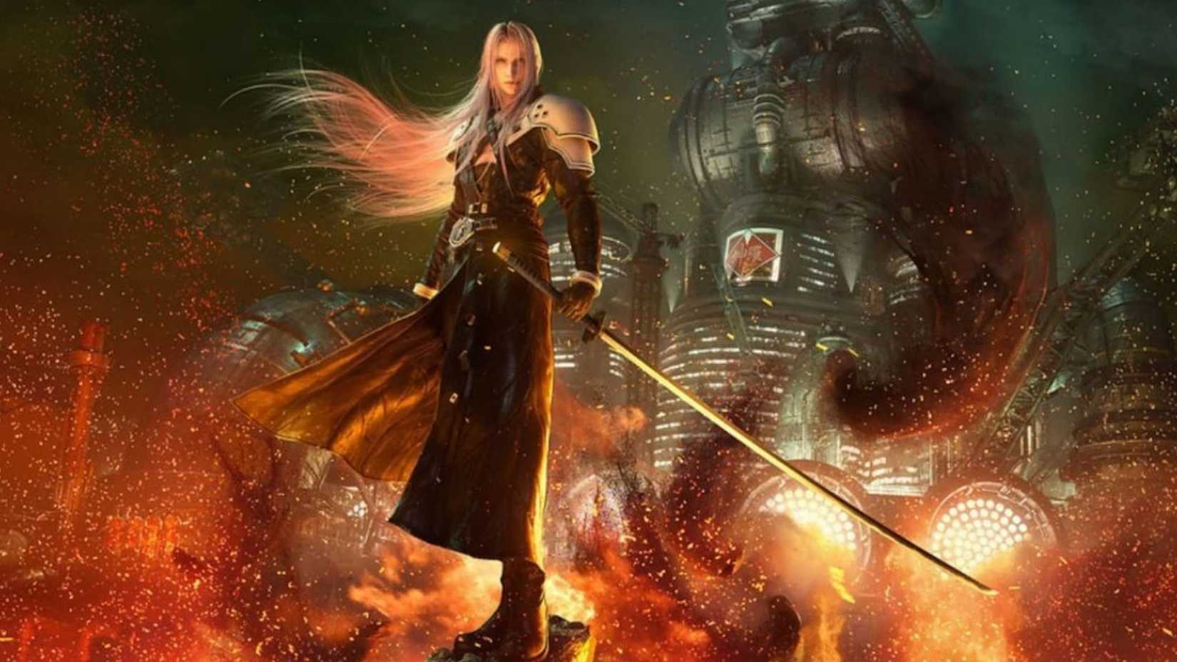 Sephiroth Final Fantasy VII Remake Cover Art