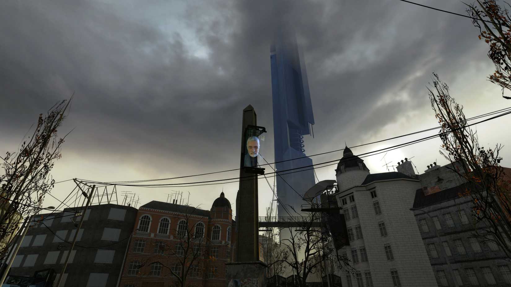 Entering City 17 in Half-Life 2