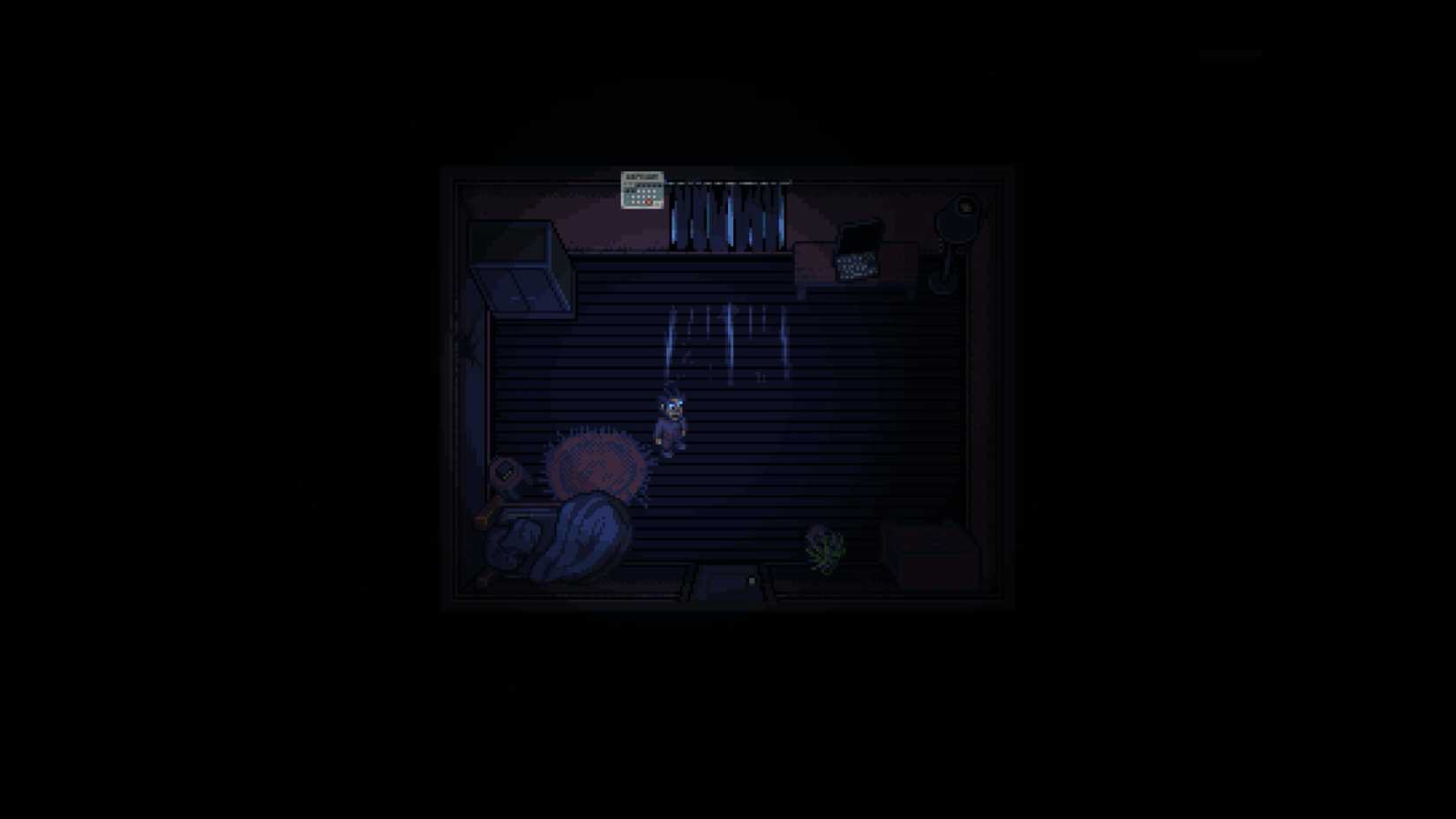 Sam's bedroom in Look Outside