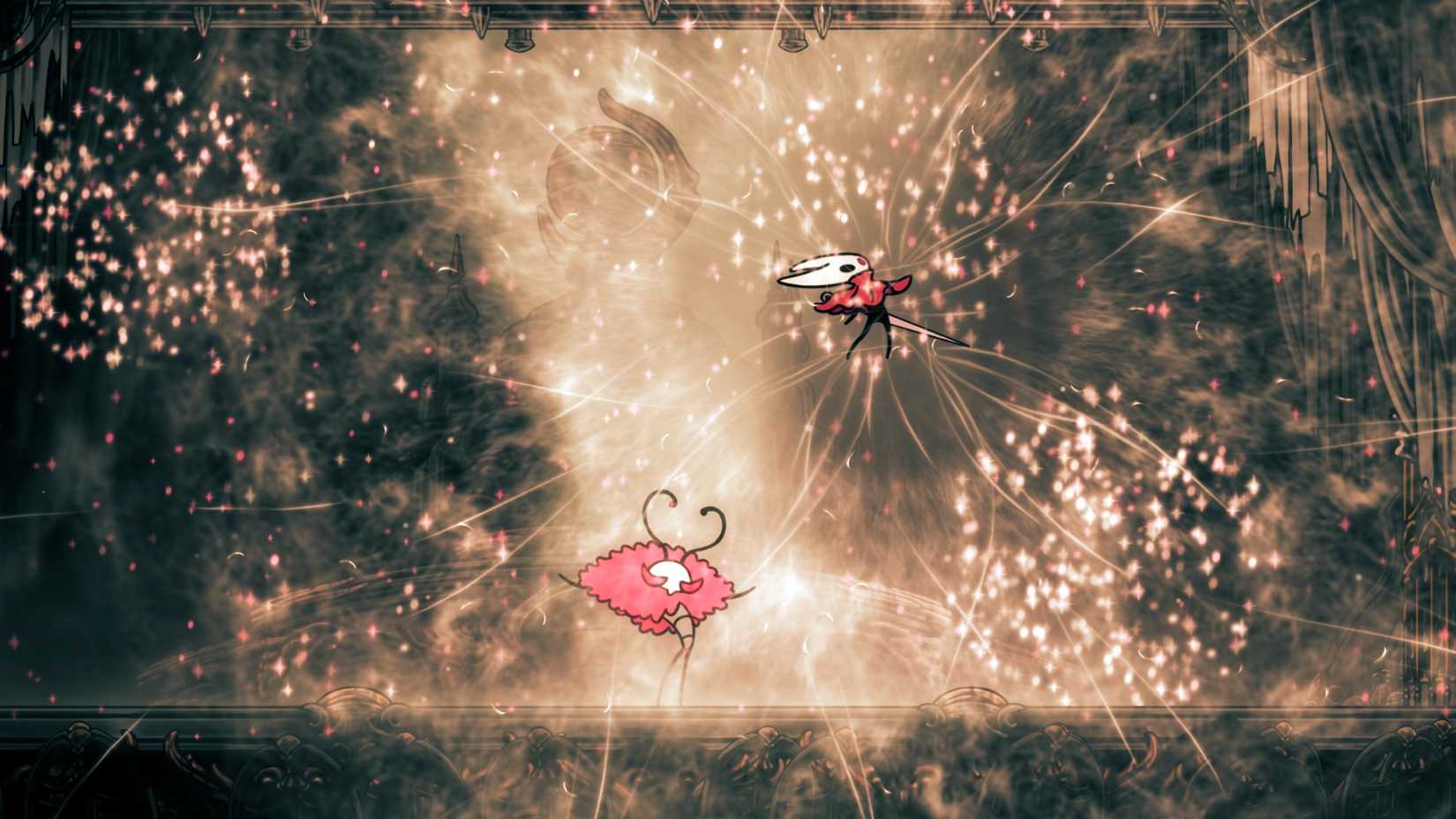 El ataque con destellos de Trobbio en Silksong.