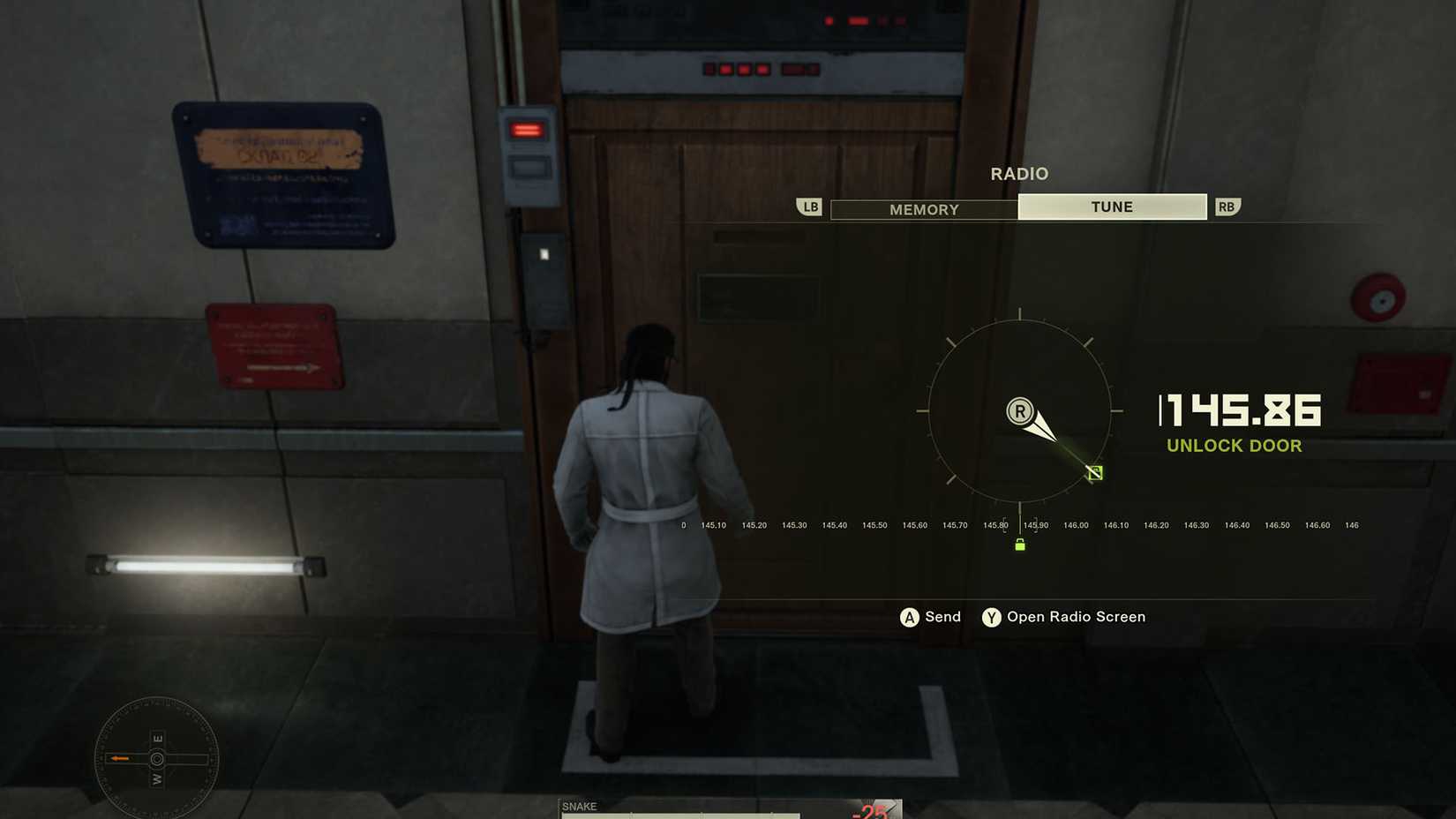 Tune Door Frequency Outside The Armory To Open The Door