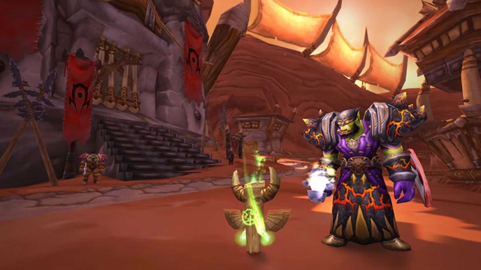 Gameplay screenshot of World Of Warcraft Classic.