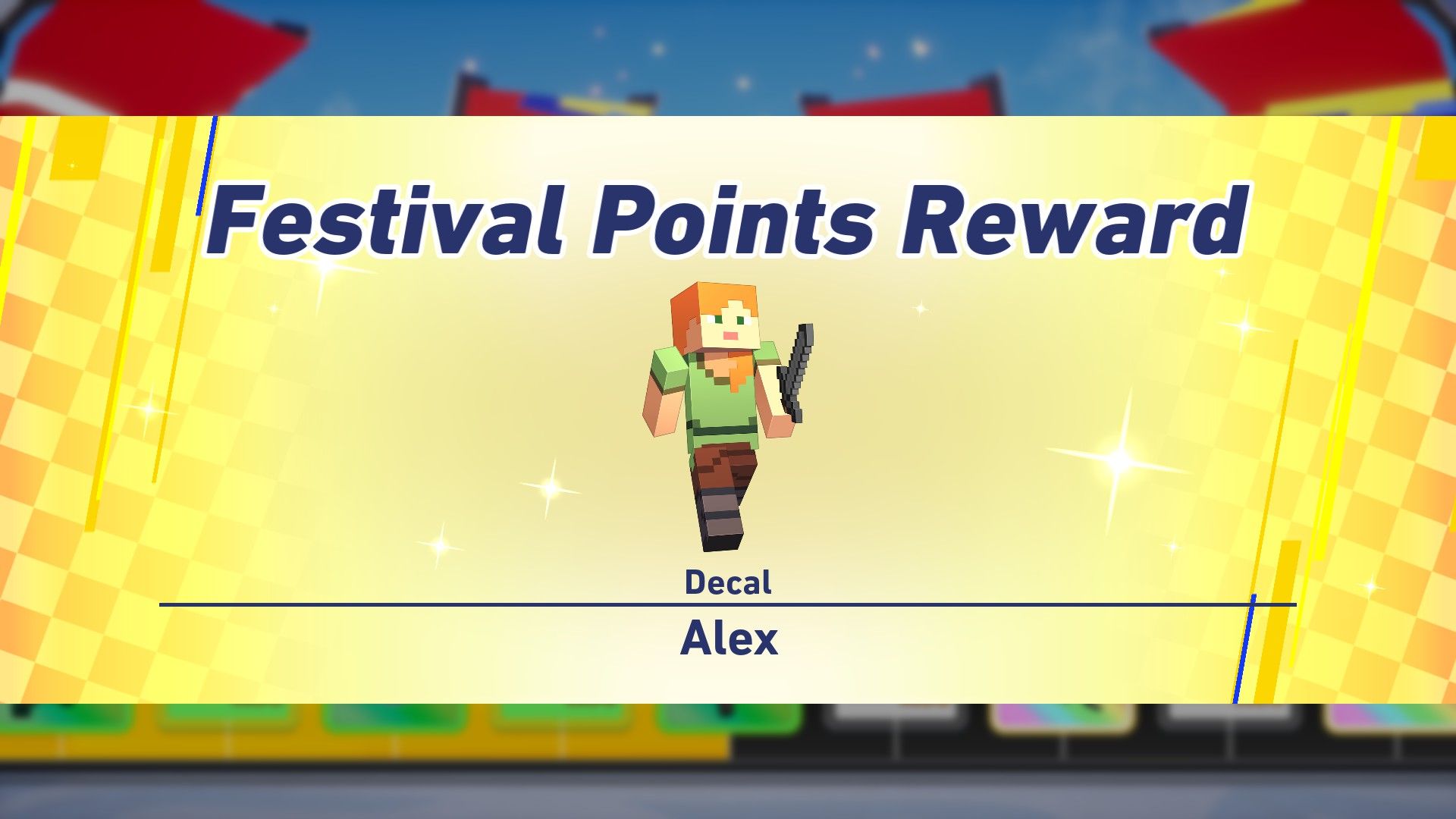 All Minecraft Steve Festival Rewards in Sonic Racing Crossworlds