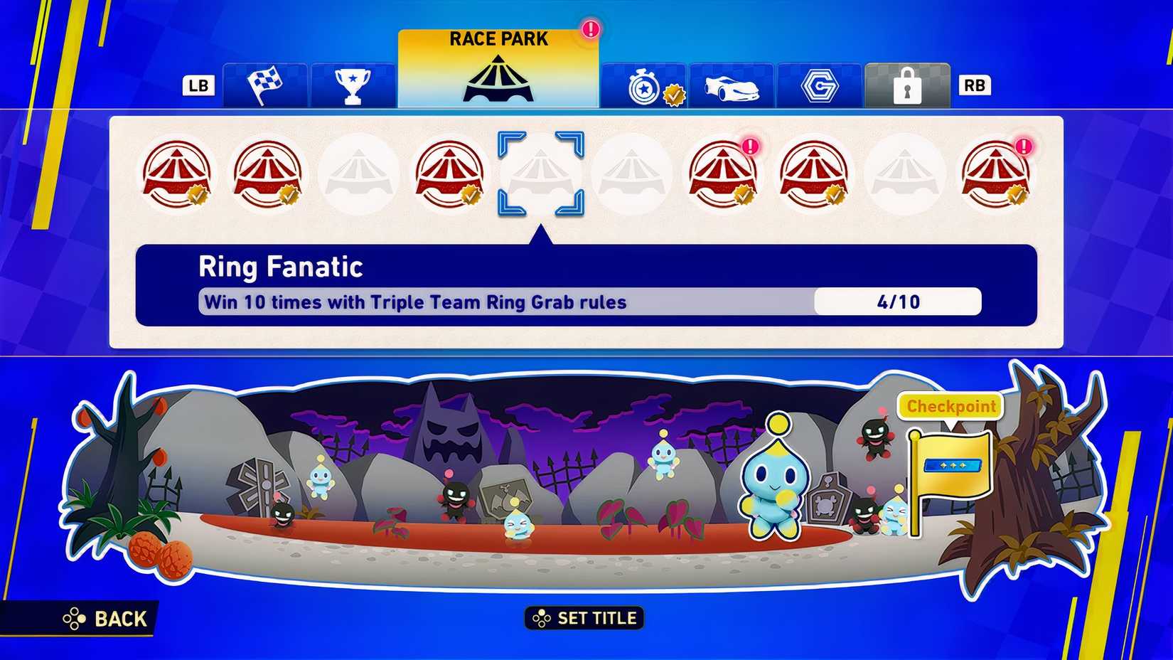 Sonic Racing Cross World Race Park Challenge