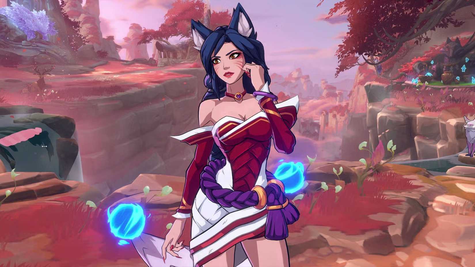 Ahri as she appears in 2XKO