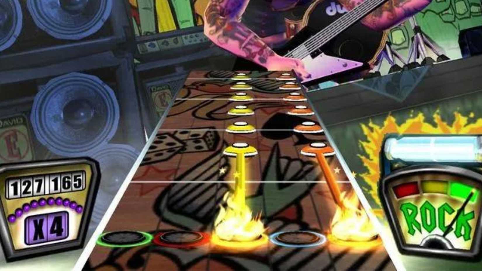 Guitar Hero gameplay