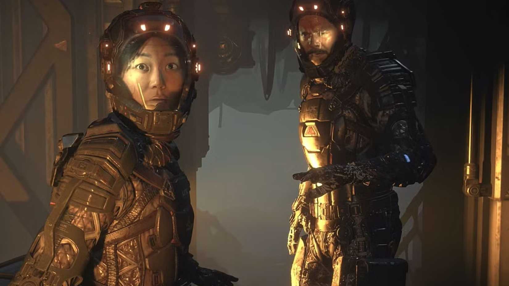 Trimmed - The Callisto Protocol Josh Duhamel and Karen Fukuhara Shared Scene (1)