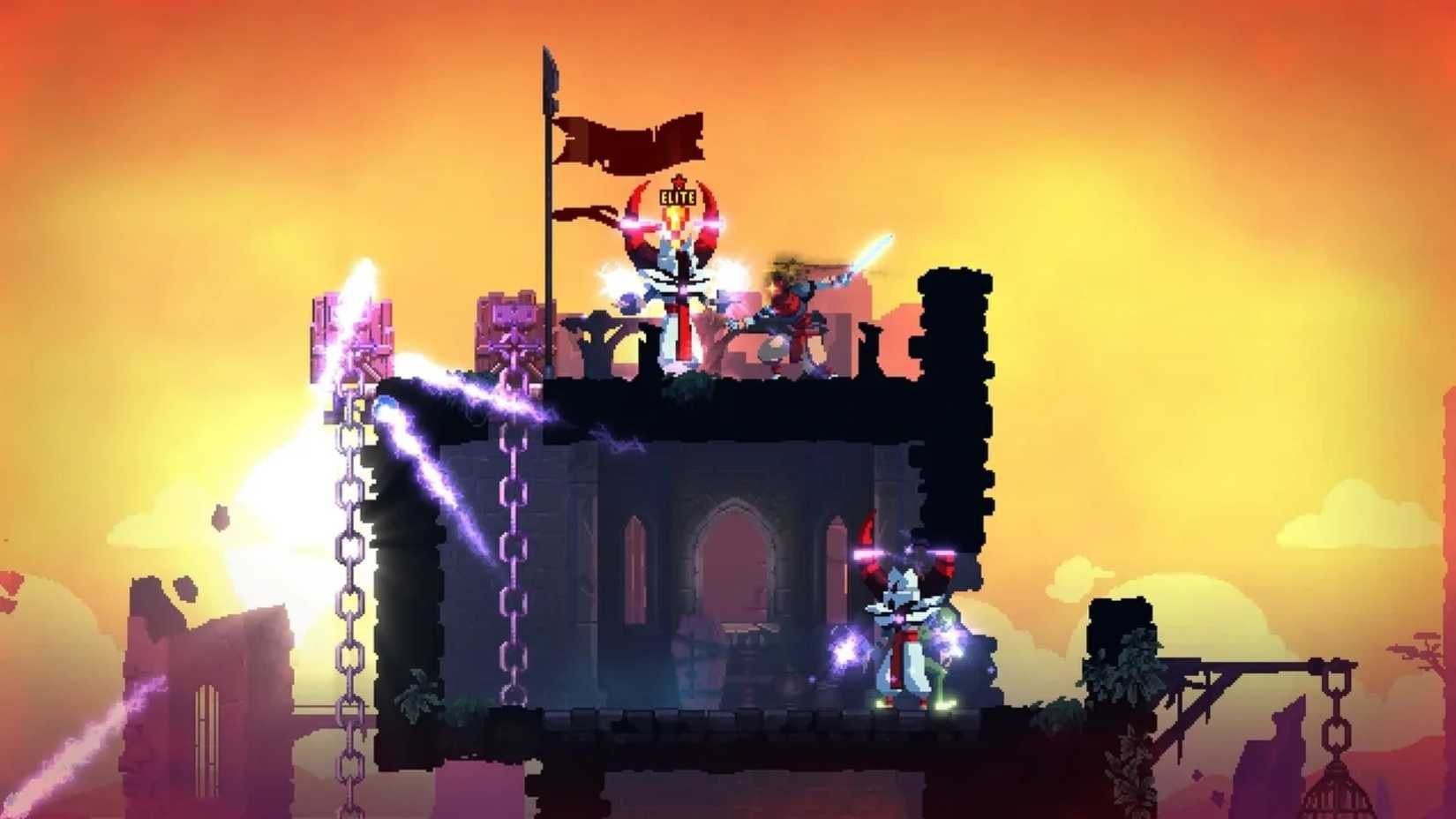 Dead Cells The Prisoner Fights Elite Enemy (1)
