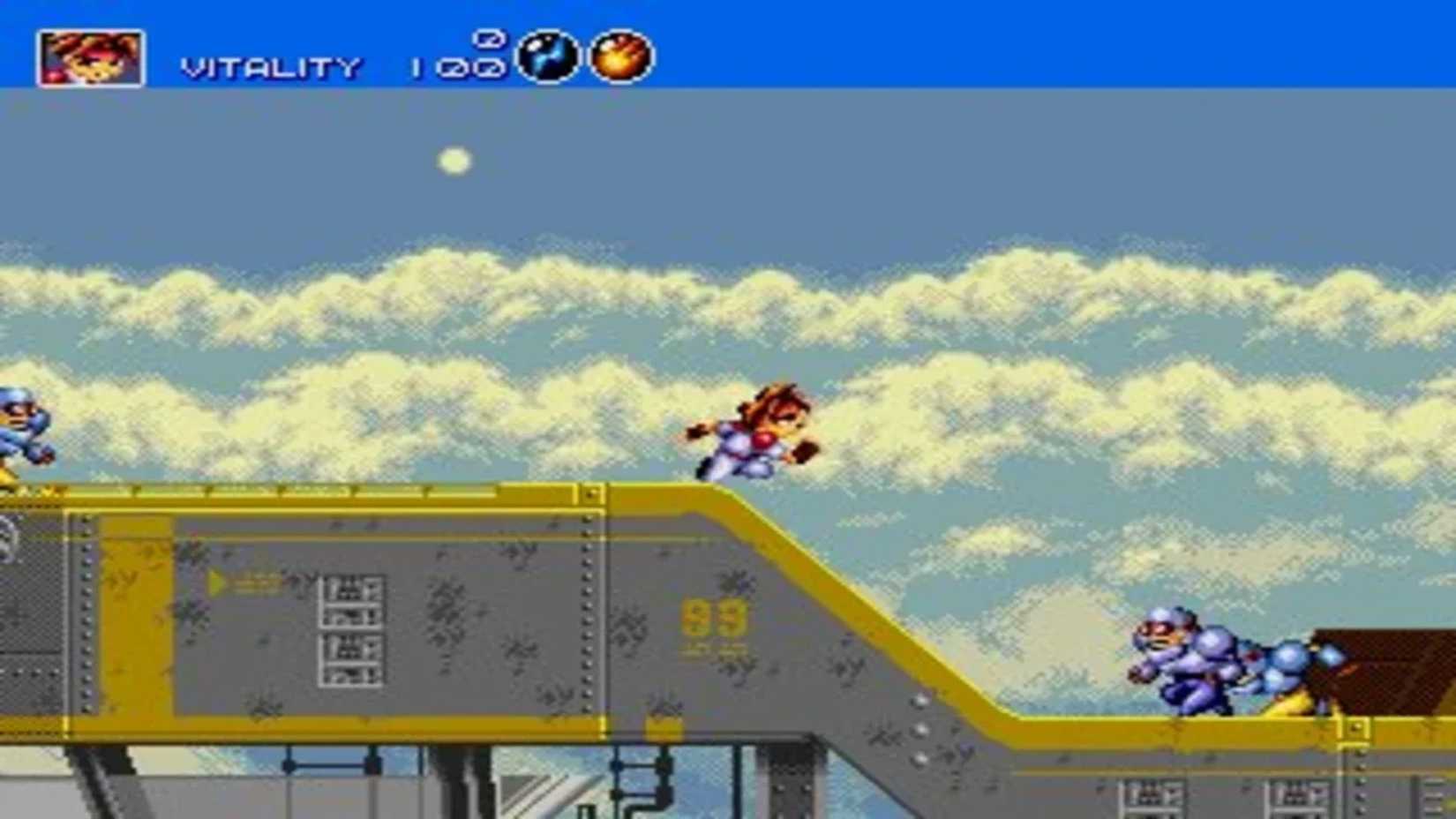 Gunstar Heroes Player Traverses Airship (1)