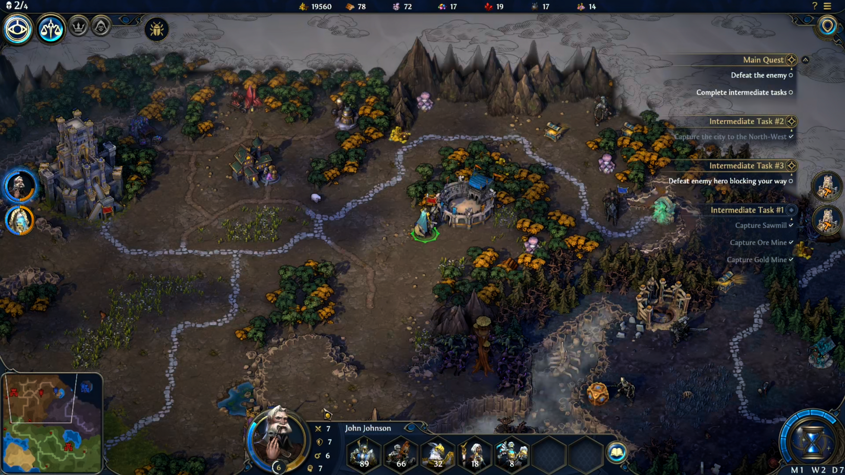 Heroes of Might and Magic Olden Era Preview Map