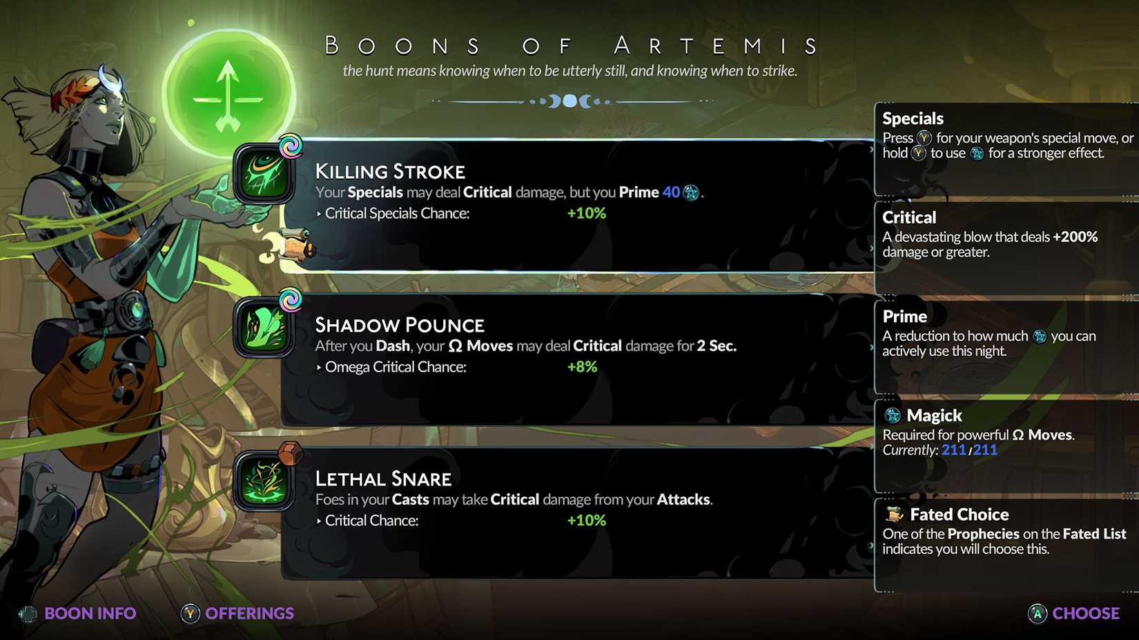 Artemis's Killing Stroke