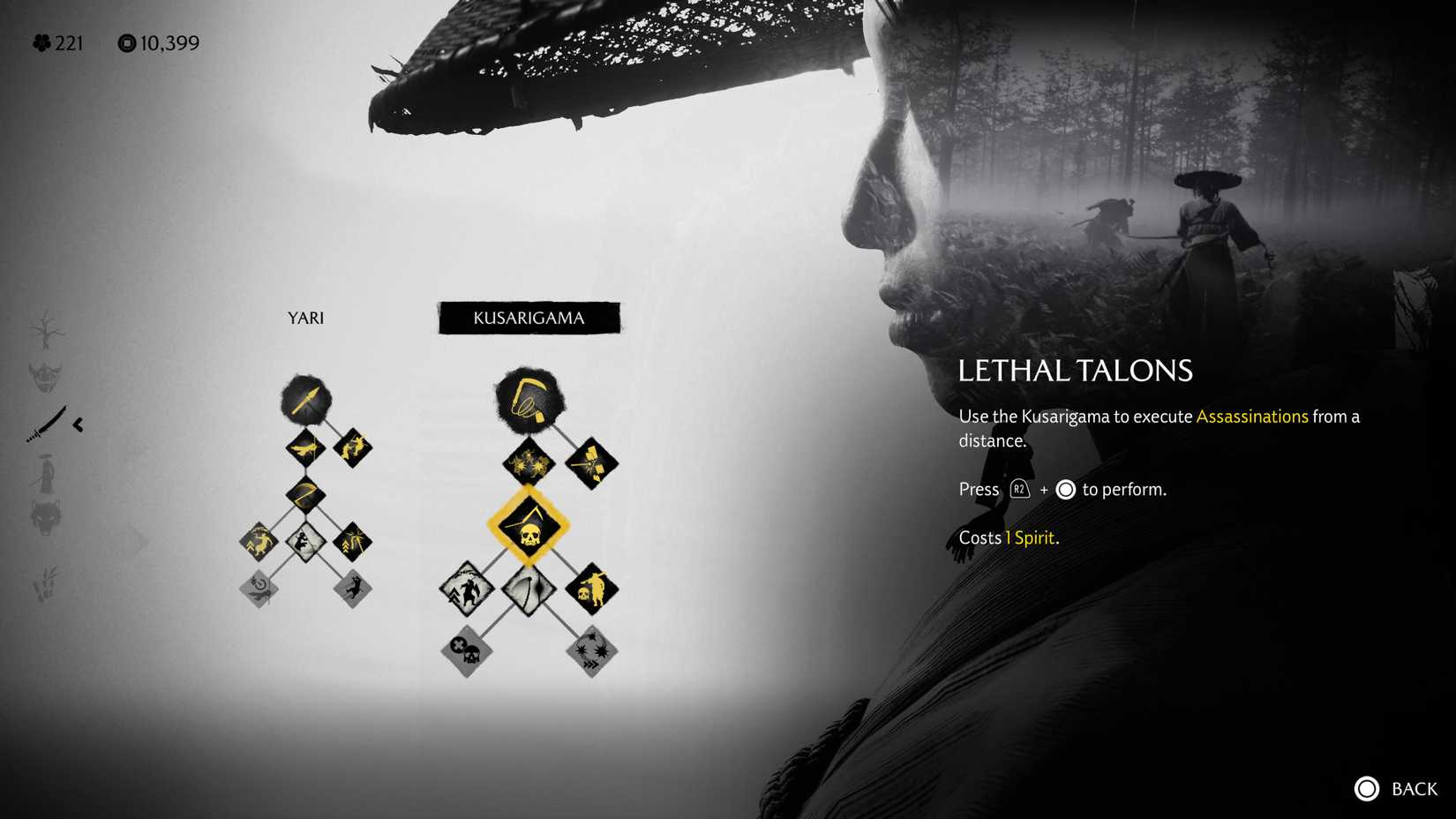 lethal talons technique ghost of yotei