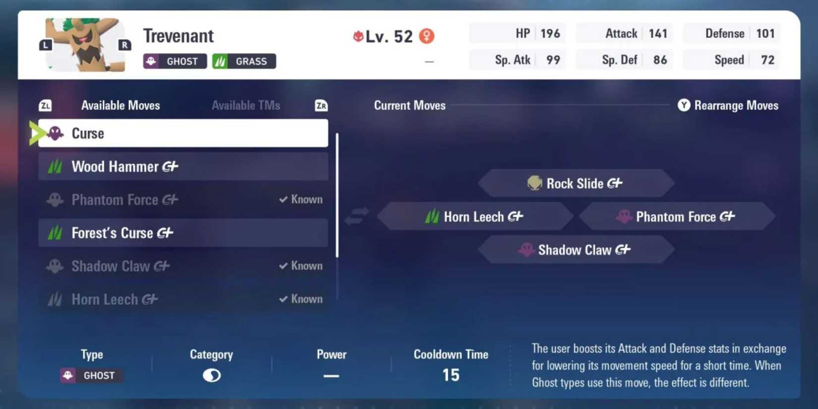 Pokemon Legends Z-A Plus Moves Unlock