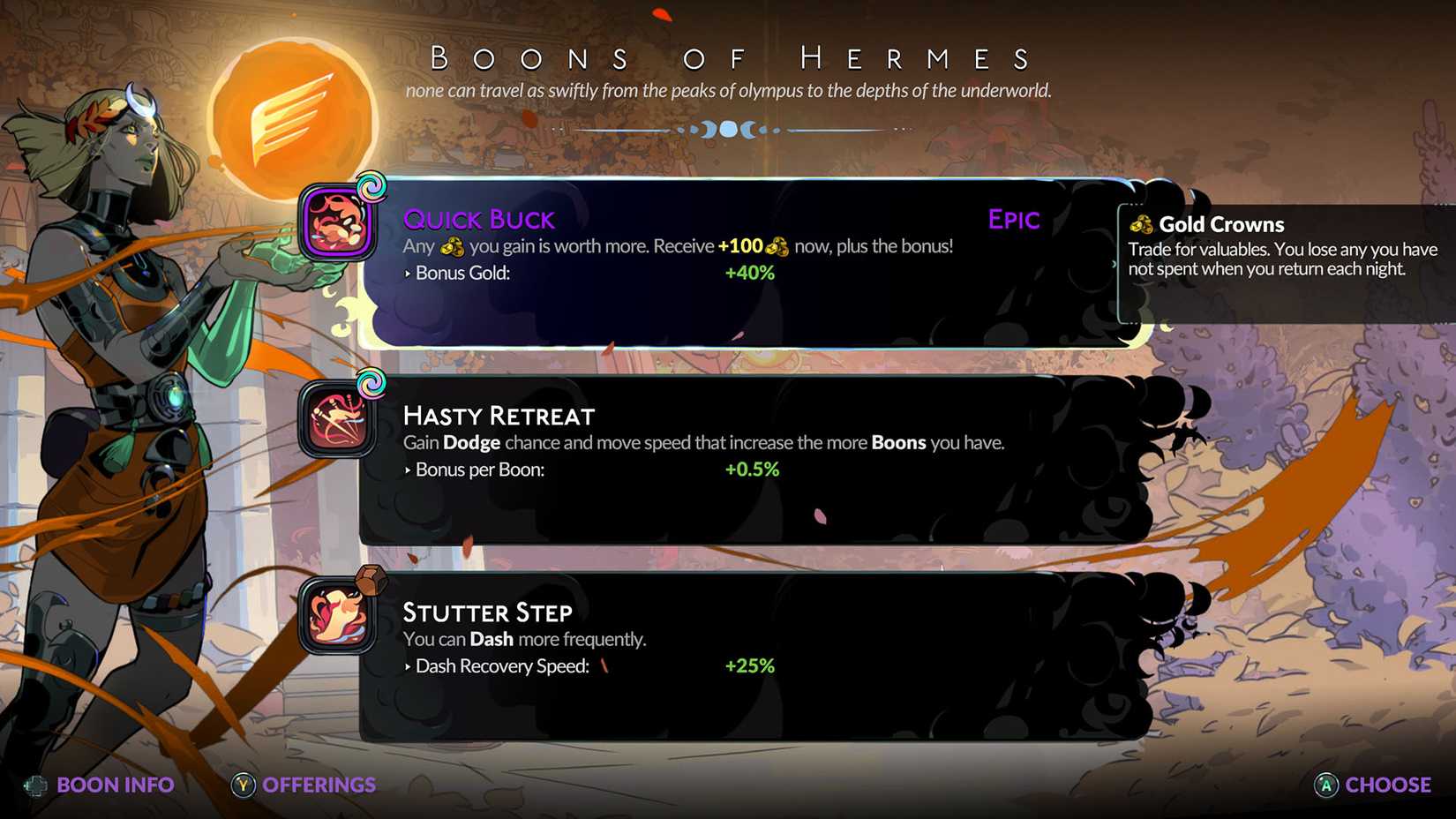 Hermes's Quick Buck