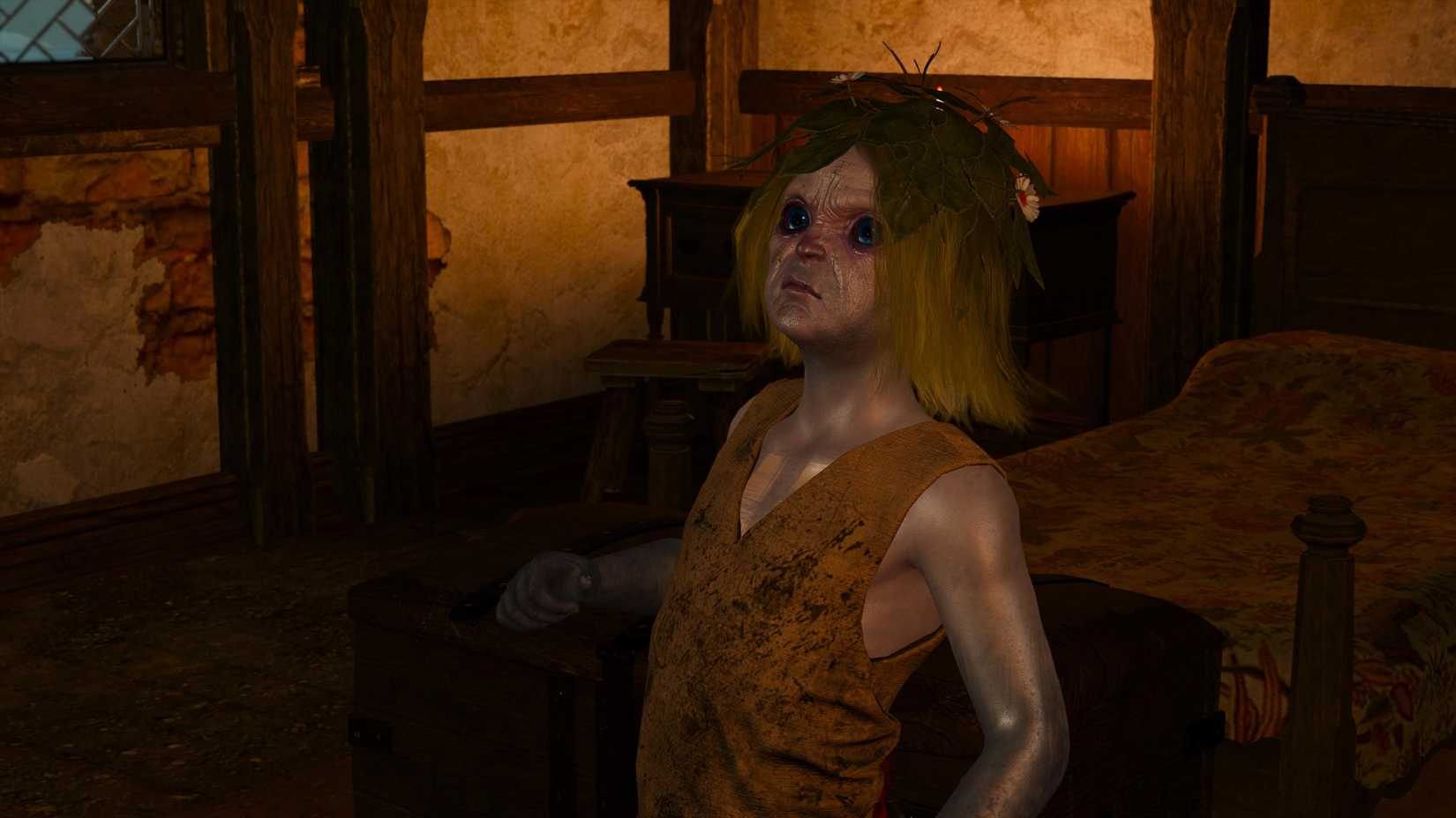 Sara the Godling in The Witcher 3