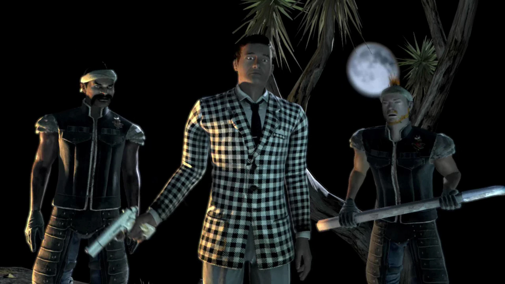 Benny in the intro of Fallout: New Vegas