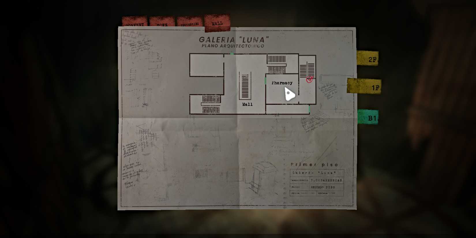 Tormented Souls 2 - Pharmacy map location