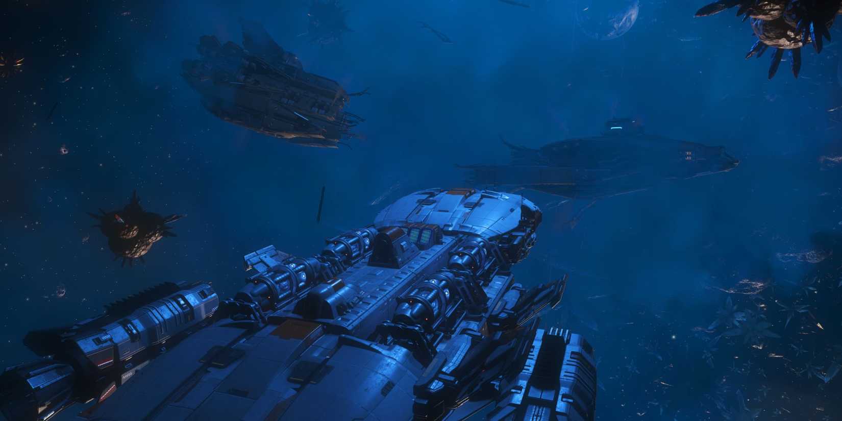 Fly among shipwrecks in No Man's Sky Breach update