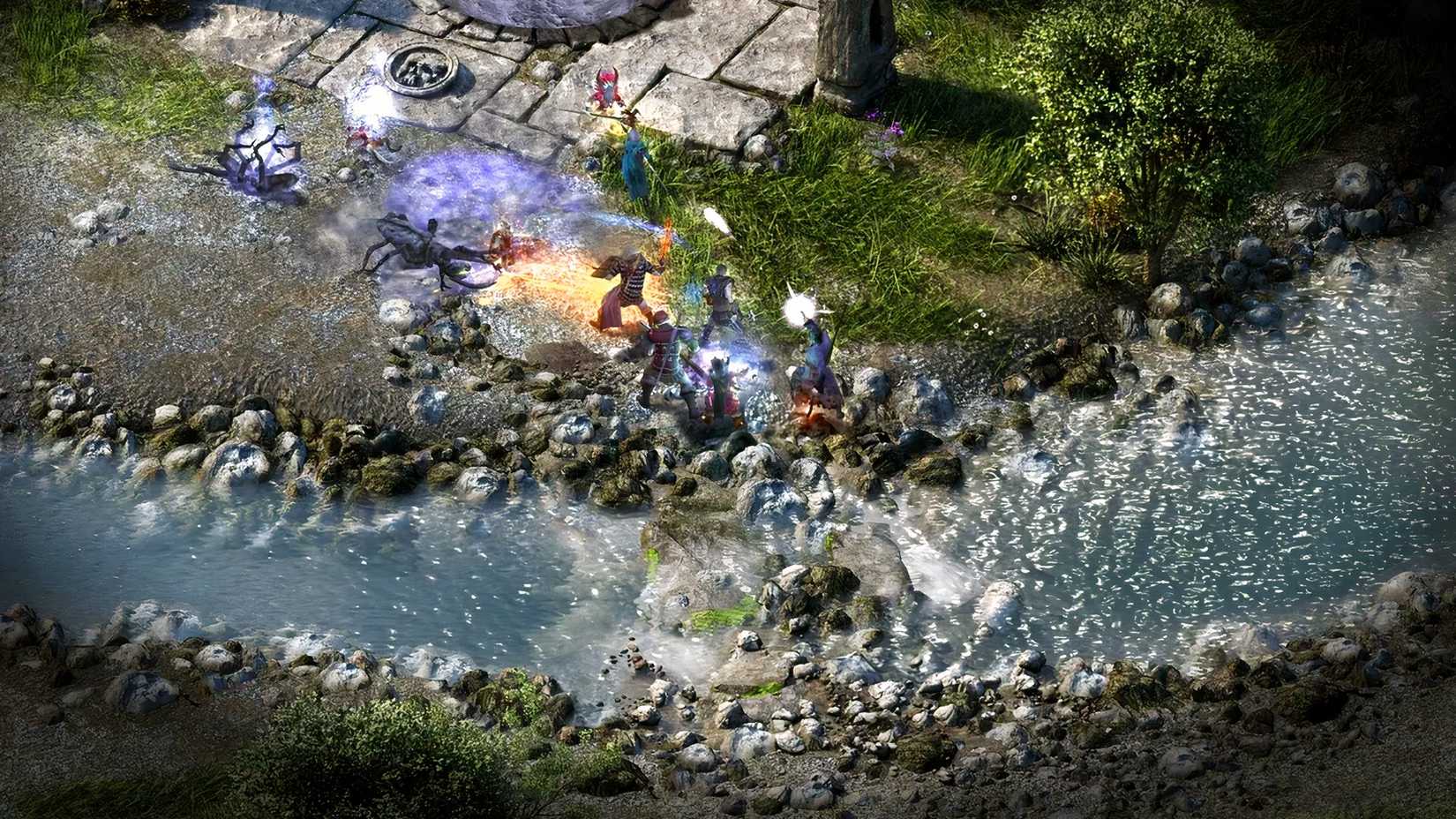 Combat gameplay from Pillars Of Eternity