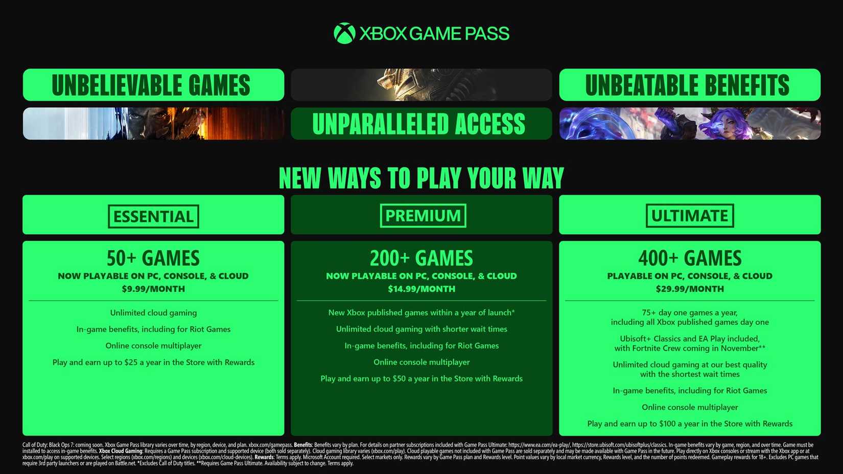 Membership Xbox Gamepass Price Xbox Xbox Live Gold Xbox Game Pass