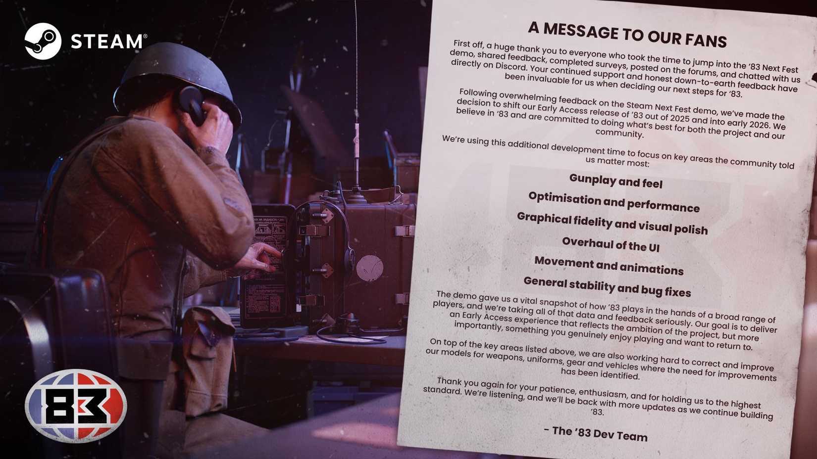 83 games postponed announced