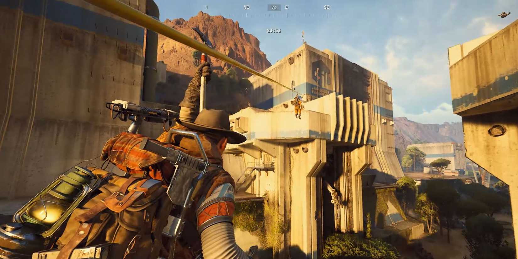 Tirolina con uso de búnker oculto de ARC Raiders