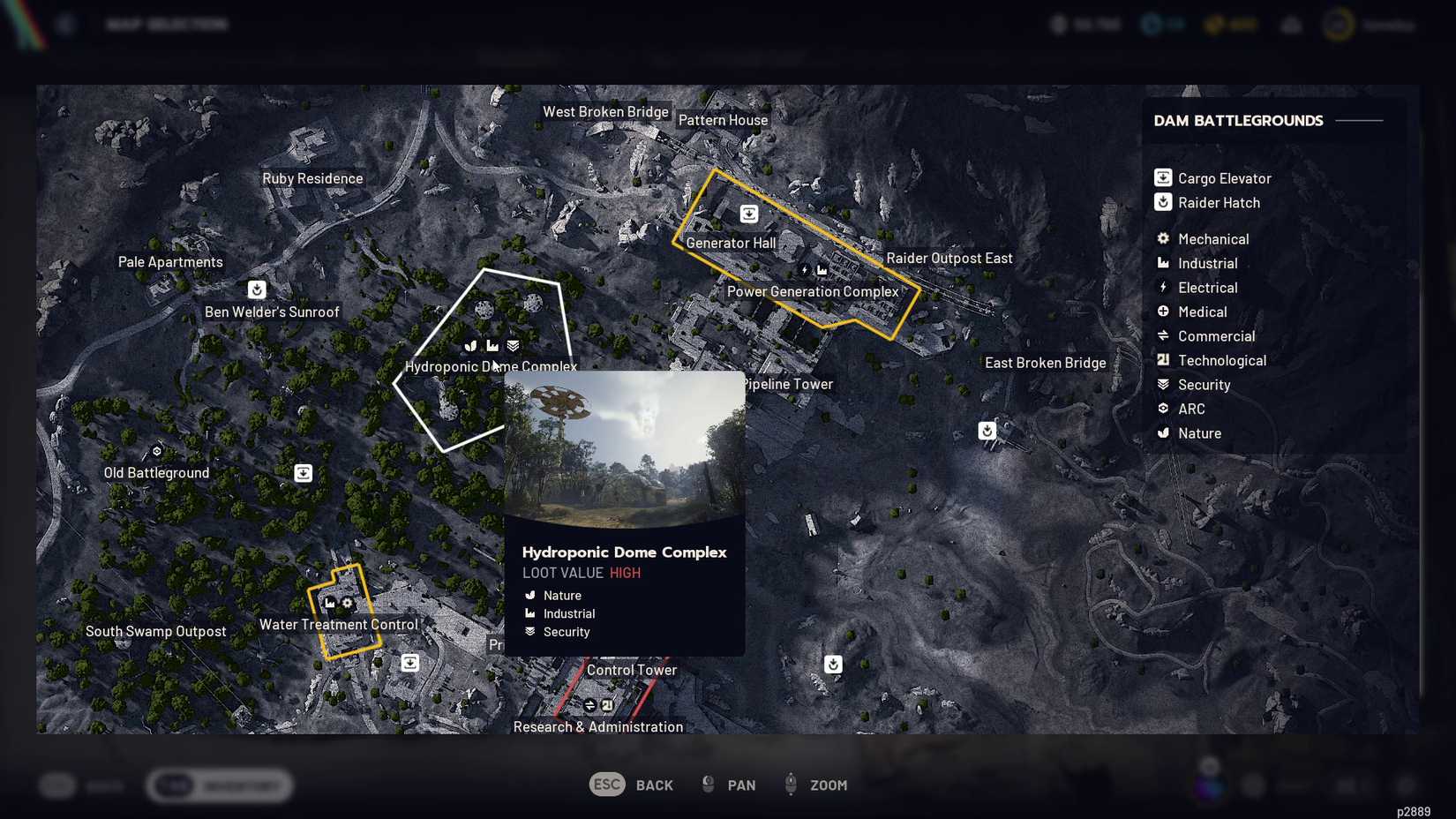 Complejo de domos hidropónicos Arc Raiders