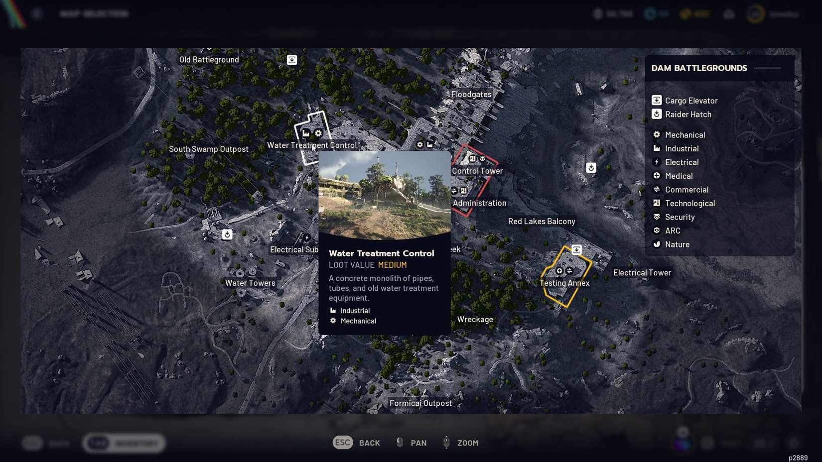 Control de tratamiento de agua de Arc Raiders