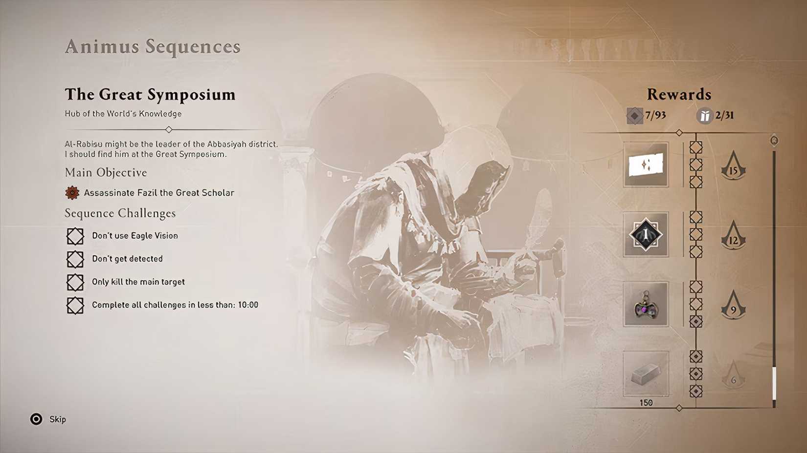 Assassin's Creed Mirage Animus Sequences