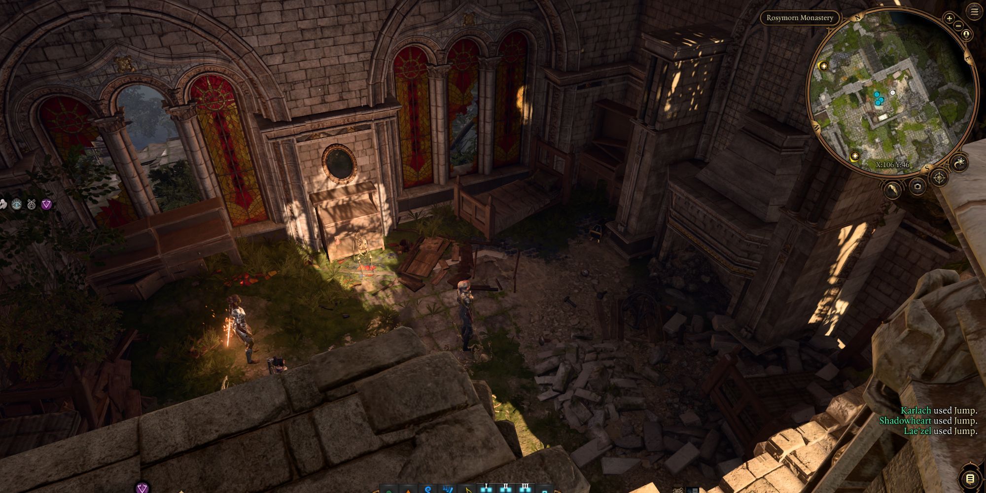 Baldur's Gate 3 Stained-Glass Puzzle Battleaxe