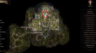 Baldur's Gate 3 Stained-Glass Puzzle Location Map