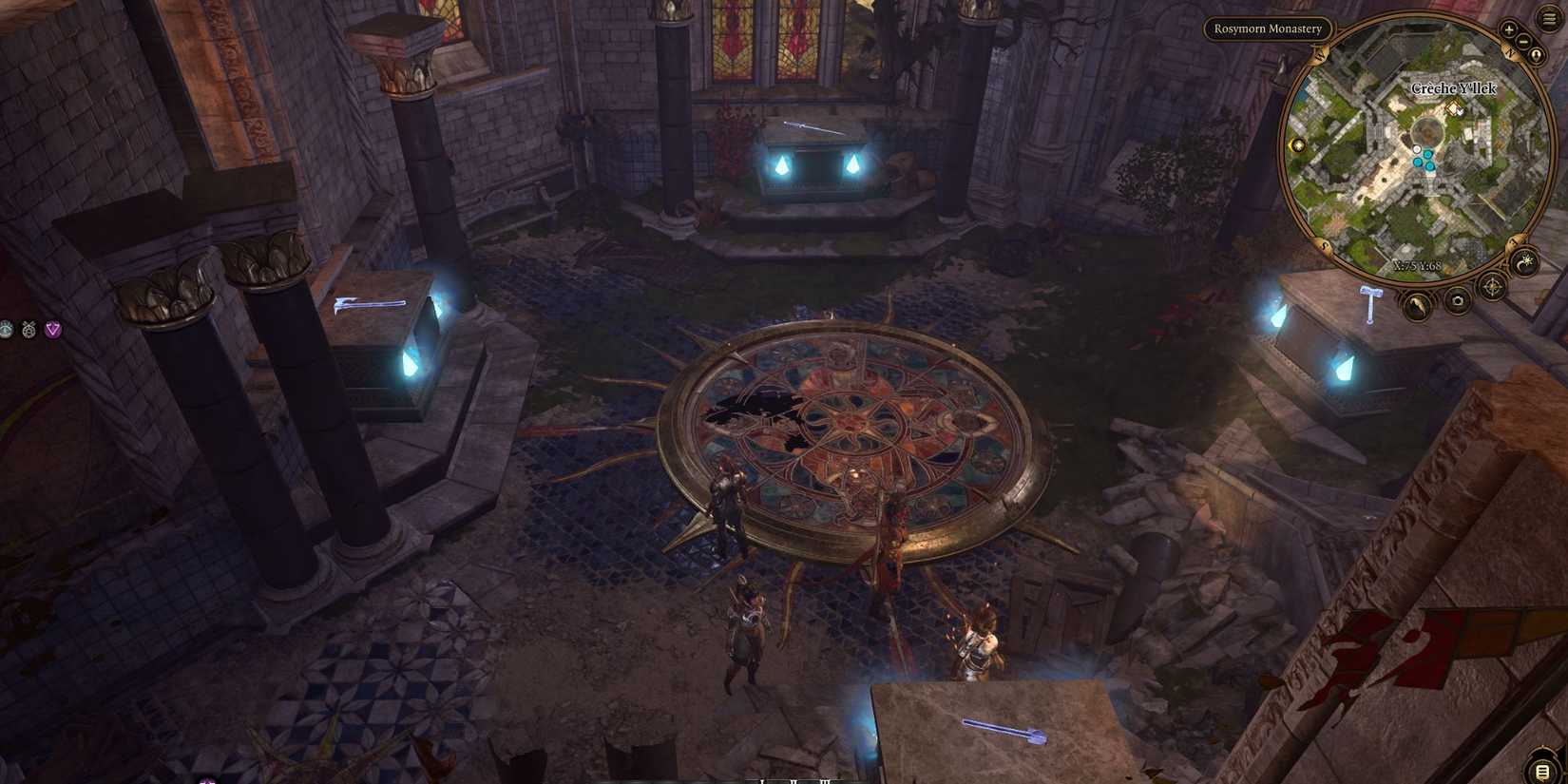 休闲德之门3:彩色玻璃拼图解决方案