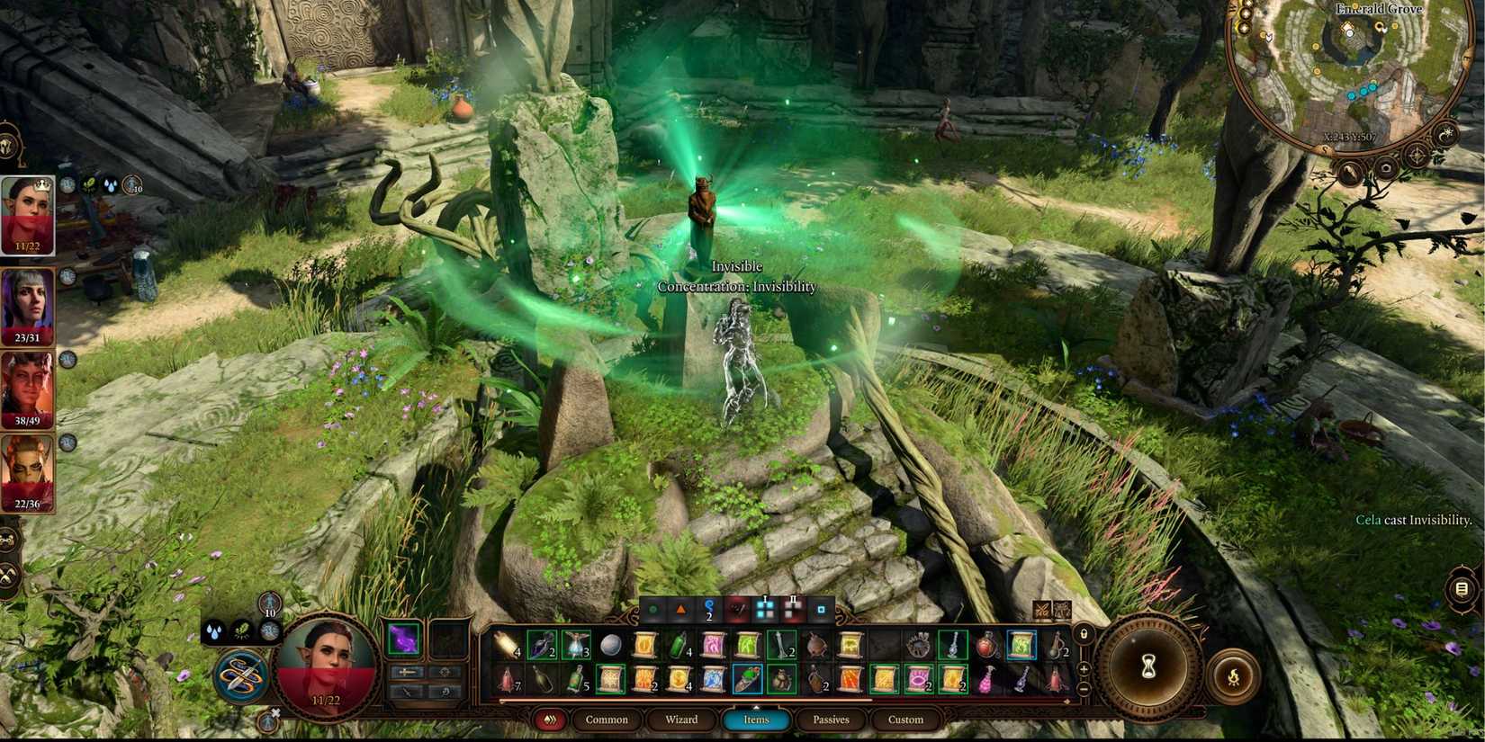 Baldur's Gate 3 Steal Idol Invisibility