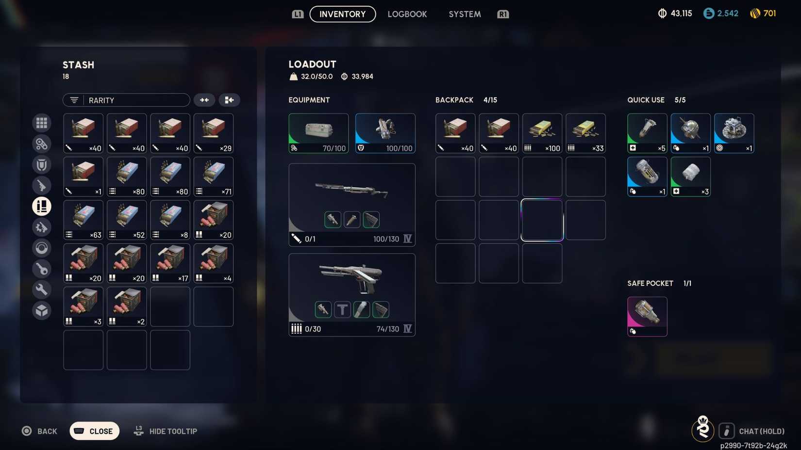 Asaltantes ARC con equipamiento completo