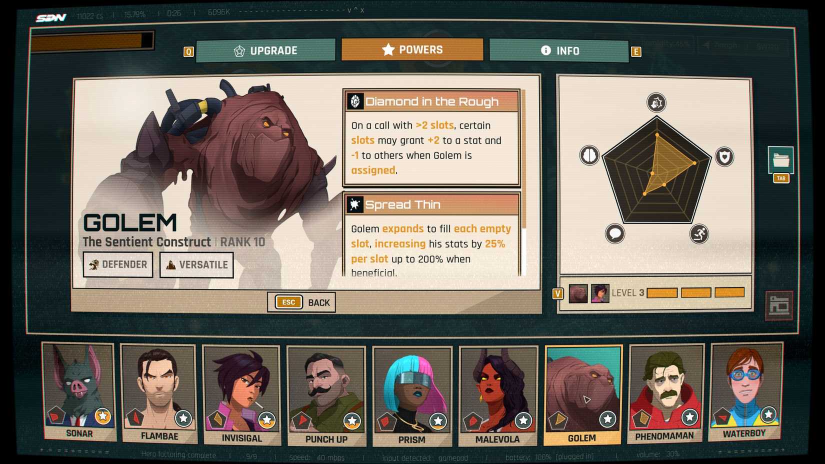 golem spread thin shipping