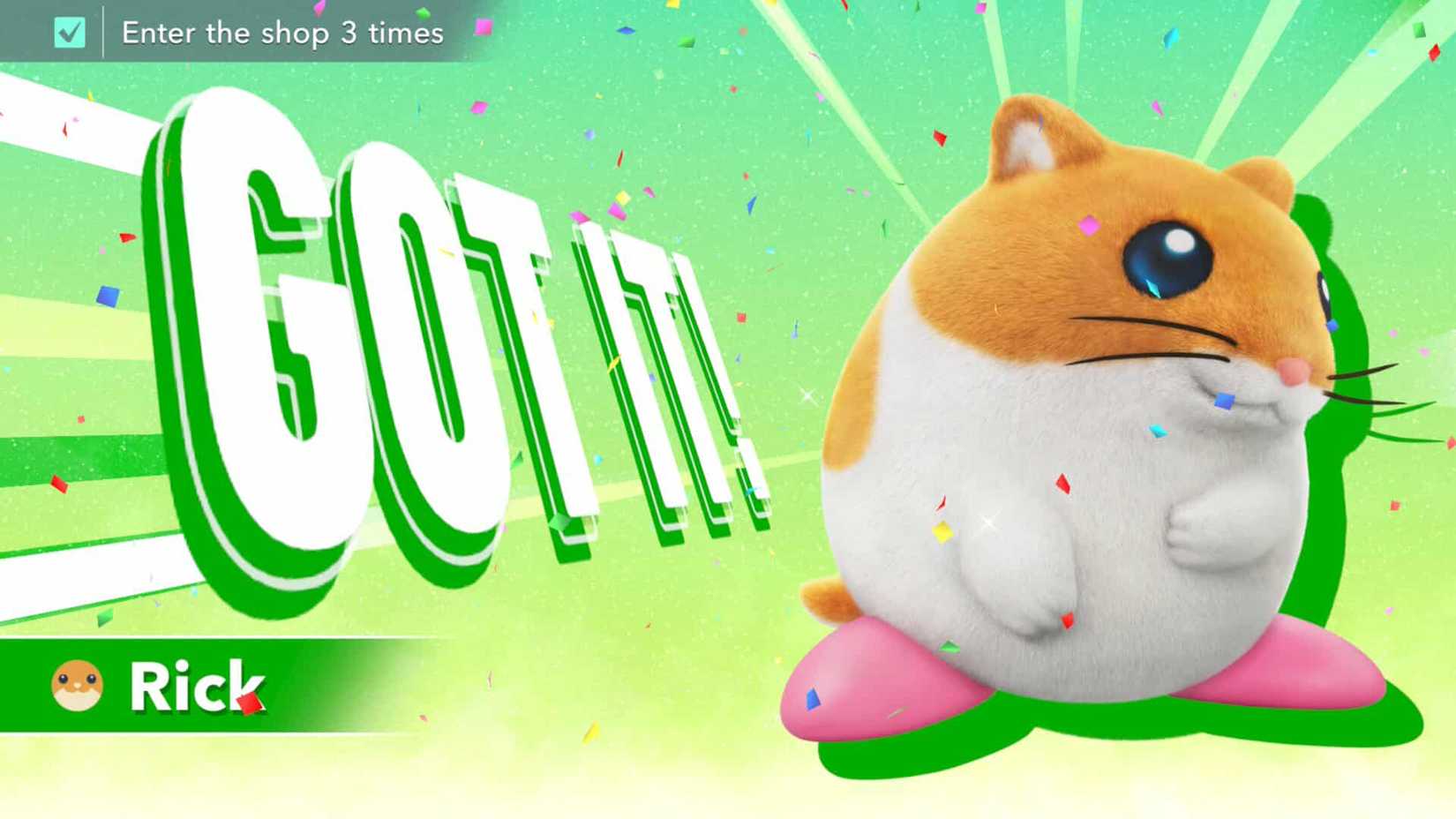 Kirby's Air Riders Rick