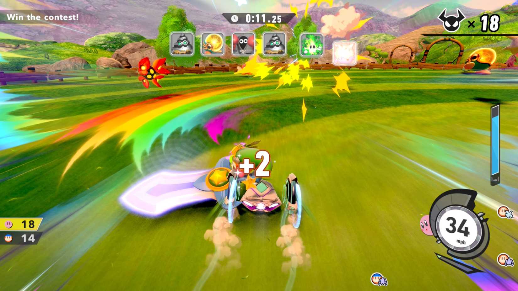 Kirby Air Riders sword combat