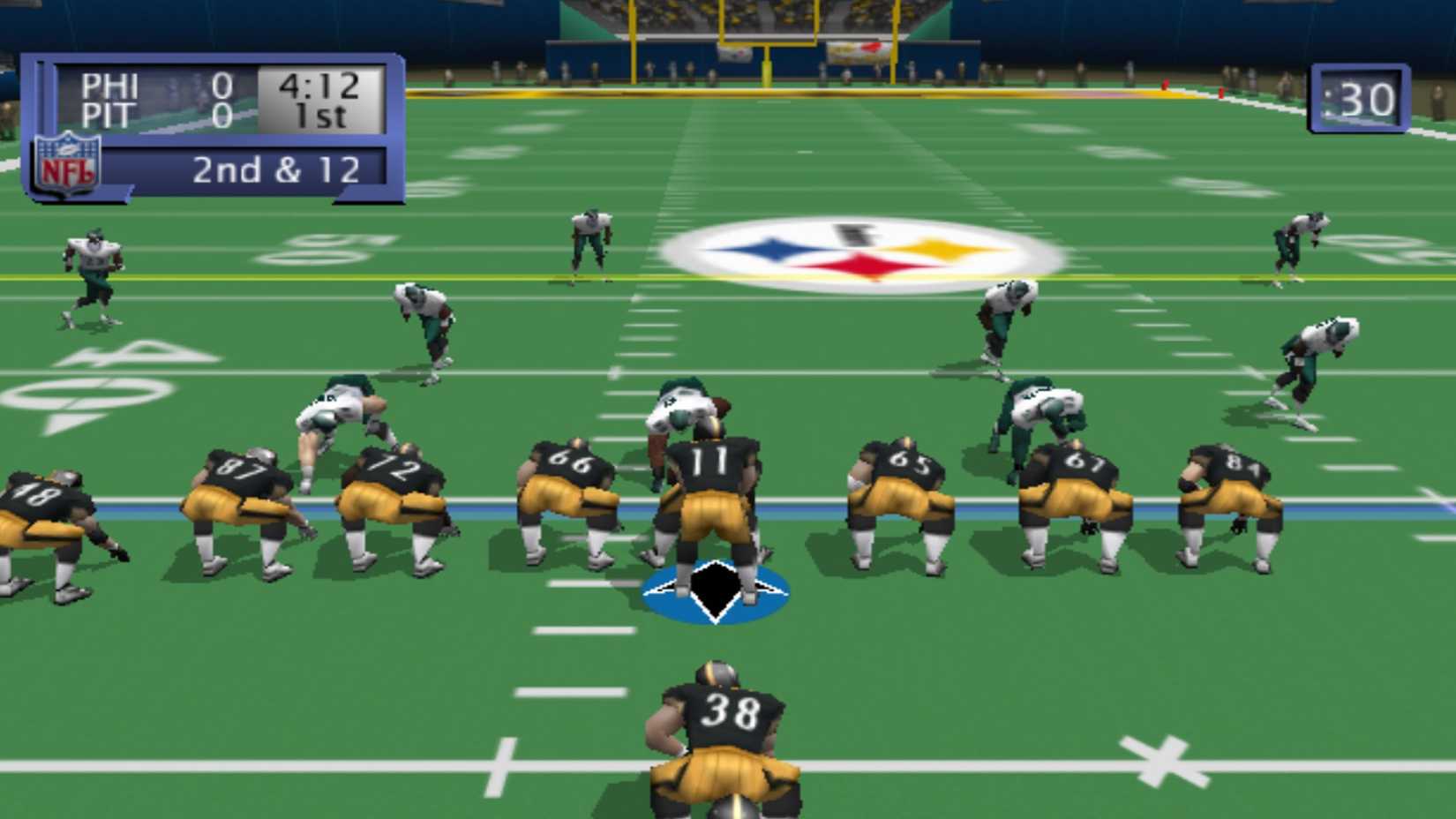 calling a play with the steelers