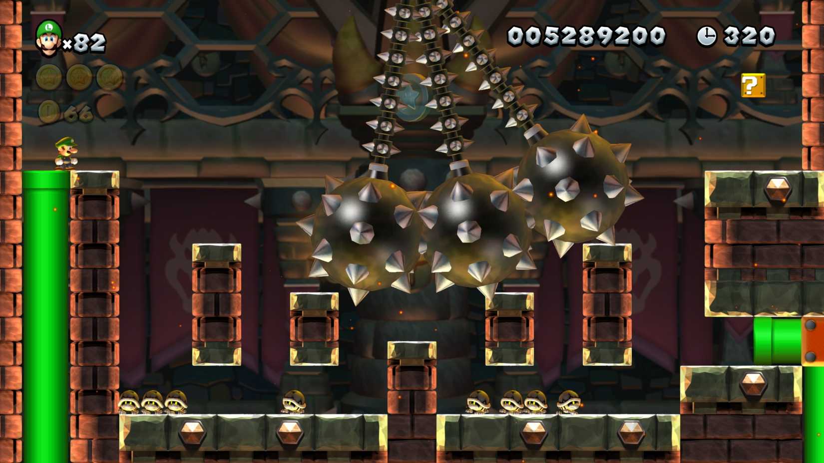 Pendulum Castle New Super Mario Bros U