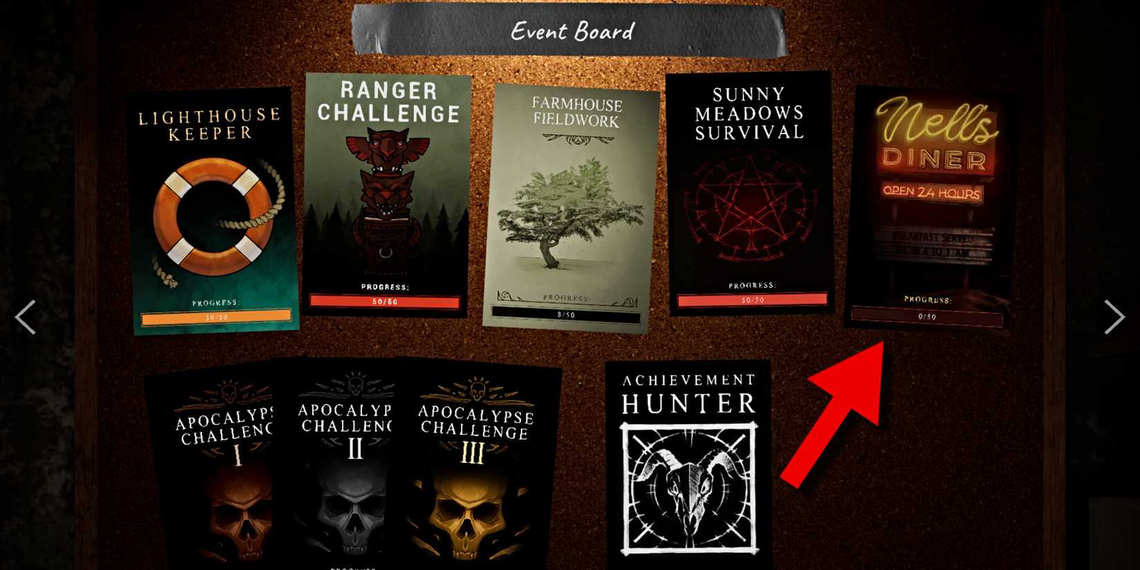 恐鬼症-内尔斯餐厅挑战活动公告板