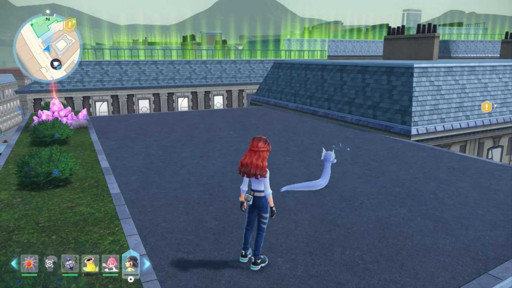 Pokemon Legends Z-A Dratini Running Away